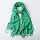 2019 solid color soft women scarf cashmere-like scarves lady summer thin shawls  wraps winter pashmina femal hijab headband