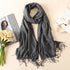 2019 solid color soft women scarf cashmere-like scarves lady summer thin shawls  wraps winter pashmina femal hijab headband