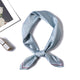2019 summer luxury brand silk scarf square women shawls and wraps fashion dot print office small hair neck hijabs foulard