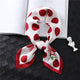 2019 summer luxury brand silk scarf square women shawls and wraps fashion dot print office small hair neck hijabs foulard
