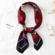 2019 summer luxury brand silk scarf square women shawls and wraps fashion dot print office small hair neck hijabs foulard