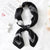 2019 summer luxury brand silk scarf square women shawls and wraps fashion dot print office small hair neck hijabs foulard
