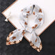 2019 summer luxury brand silk scarf square women shawls and wraps fashion dot print office small hair neck hijabs foulard