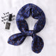 2019 summer luxury brand silk scarf square women shawls and wraps fashion dot print office small hair neck hijabs foulard