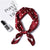 2019 summer luxury brand silk scarf square women shawls and wraps fashion dot print office small hair neck hijabs foulard