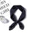 2019 summer luxury brand silk scarf square women shawls and wraps fashion dot print office small hair neck hijabs foulard