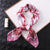 2019 summer luxury brand silk scarf square women shawls and wraps fashion dot print office small hair neck hijabs foulard