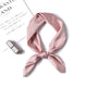 2019 summer luxury brand silk scarf square women shawls and wraps fashion dot print office small hair neck hijabs foulard