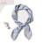 2019 summer luxury brand silk scarf square women shawls and wraps fashion dot print office small hair neck hijabs foulard