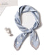 2019 summer luxury brand silk scarf square women shawls and wraps fashion dot print office small hair neck hijabs foulard