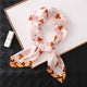 2019 summer luxury brand silk scarf square women shawls and wraps fashion dot print office small hair neck hijabs foulard