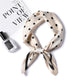 2019 summer luxury brand silk scarf square women shawls and wraps fashion dot print office small hair neck hijabs foulard