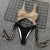 2019 tassel one piece swimsuit sexy steel ring piercing swimwear women mid cut hollow out beachwear swim bathing suit for ladies