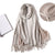 2019 winter women scarf fashion solid soft cashmere scarves for ladies pashmina shawls and wraps bandana female foulard Tassel