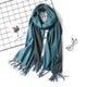 2019 winter women scarf fashion solid soft cashmere scarves for ladies pashmina shawls and wraps bandana female foulard Tassel
