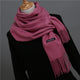 2019 women scarf soild winter cashmere scarves for ladies neck warm pashmina long shawl wraps bandana foulard female head hijab