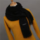 2019 women scarf soild winter cashmere scarves for ladies neck warm pashmina long shawl wraps bandana foulard female head hijab