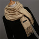 2019 women scarf soild winter cashmere scarves for ladies neck warm pashmina long shawl wraps bandana foulard female head hijab