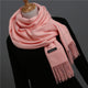 2019 women scarf soild winter cashmere scarves for ladies neck warm pashmina long shawl wraps bandana foulard female head hijab