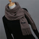 2019 women scarf soild winter cashmere scarves for ladies neck warm pashmina long shawl wraps bandana foulard female head hijab