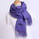 2019 women scarf soild winter cashmere scarves for ladies neck warm pashmina long shawl wraps bandana foulard female head hijab