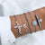 30 Mixed Turtle Marble Lotus Heart Bracelet Set Bohemian Women Multi-layer Beaded Bracelet Vintage Tassel Bracelet Wholesale