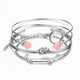 30 Mixed Turtle Marble Lotus Heart Bracelet Set Bohemian Women Multi-layer Beaded Bracelet Vintage Tassel Bracelet Wholesale