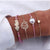 30 Mixed Turtle Marble Lotus Heart Bracelet Set Bohemian Women Multi-layer Beaded Bracelet Vintage Tassel Bracelet Wholesale