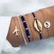 30 Mixed Turtle Marble Lotus Heart Bracelet Set Bohemian Women Multi-layer Beaded Bracelet Vintage Tassel Bracelet Wholesale