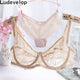 32-40 ABC Cup Intimates Hollow out Lace Bra And Briefs France Sexy Women Ultra-thin Underwear Bra Set Sexy Lingerie Bra Up Sofe