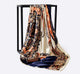 37 style Hijab Scarf Women Luxury Brand faux Satin Silk Scarfs foulard Square Head Wraps 2017 New Fashion Shawl 90*90cm