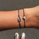 4 Pcs/ Set Classic Arrow Knot Round Crystal Multilayer Adjustable Open Bracelet Set Women Fashion Party Jewelry Multiple Styles