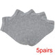 5Pair Women's Socks Boat Couple Unisex Mesh Woman Socks Female Summer Women Ankle Socks Short White Gray Black Chaussette Sokken