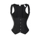 6xl Plus Size Women Sexy Black Corset Top Steampunk Gothic Latex Corset Bustier Espartilho Waist Cincher Korsett Overbust Femme