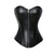 6xl Plus Size Women Sexy Black Corset Top Steampunk Gothic Latex Corset Bustier Espartilho Waist Cincher Korsett Overbust Femme