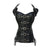 6xl Plus Size Women Sexy Black Corset Top Steampunk Gothic Latex Corset Bustier Espartilho Waist Cincher Korsett Overbust Femme