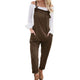 8 Colors Women Jumpsuits 2019 Overalls With Pockets Casual Playsuits Elegant Ladies Jumpsuit Overall Pants Square Neck Rompers