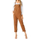 8 Colors Women Jumpsuits 2019 Overalls With Pockets Casual Playsuits Elegant Ladies Jumpsuit Overall Pants Square Neck Rompers