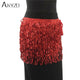 AKYZO 2019 Luxury Sequined Tassel Skirt Women Silver A Line Sexy Shining Nightclub Wear Lady Beach Mini Skirts