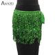 AKYZO 2019 Luxury Sequined Tassel Skirt Women Silver A Line Sexy Shining Nightclub Wear Lady Beach Mini Skirts