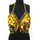 AKYZO Bling beading summer beach short top tees Backless sash punk crop top women Sexy sequin tassel performance cami