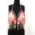 AKYZO Bling beading summer beach short top tees Backless sash punk crop top women Sexy sequin tassel performance cami