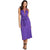 AL'OFA Women Long Cocktail Dresses O-Neck Short Sleeveless Hollow Patchwork Sexy Party Dress Female Clothing