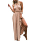 AL'OFA Women Sexy Cocktail Dresses Sleeveless Backless A-Line Pleated Hem Homecoming Dress Party Gown Female Clothing
