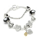 Animal Mickey Charm Bracelets & Bangles Women Jewelry Minnie Pink Bow-Knot Pendant Brand Bracelet DIY Handmade for Girl Gift
