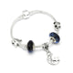 Animal Mickey Charm Bracelets & Bangles Women Jewelry Minnie Pink Bow-Knot Pendant Brand Bracelet DIY Handmade for Girl Gift
