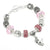Animal Mickey Charm Bracelets & Bangles Women Jewelry Minnie Pink Bow-Knot Pendant Brand Bracelet DIY Handmade for Girl Gift