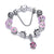 Animal Mickey Charm Bracelets & Bangles Women Jewelry Minnie Pink Bow-Knot Pendant Brand Bracelet DIY Handmade for Girl Gift