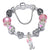 Animal Mickey Charm Bracelets & Bangles Women Jewelry Minnie Pink Bow-Knot Pendant Brand Bracelet DIY Handmade for Girl Gift