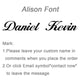 Any Personalized Name Necklace alloy  pendant  Alison font  fascinating  pendant  custom name necklace Personalized  necklace
